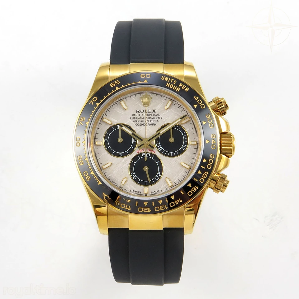 Rolex Daytona 126518 UFO Meteorite Dial on Oysterflex Strap UF4131