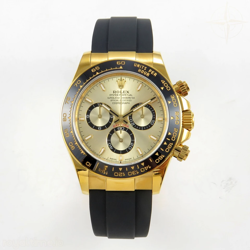 Rolex Daytona 126518 UFO YG Stick Dial on Oysterflex Strap UF4131