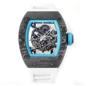 Richard Mille RM 055 Bubba Watson "Yas Marina Circuit" NTPT on White Rubber Strap RMUL2