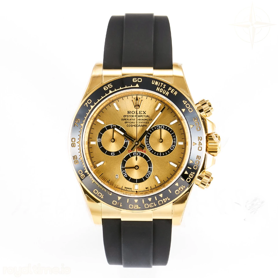 Rolex Daytona 126518 YG Clean Plus YG Dial on Oysterflex Strap DD4131