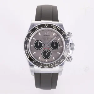 Rolex Daytona 126519 3BF Gray/Black Dial Sticks Markers on Oysterflex Strap Weighted 160g