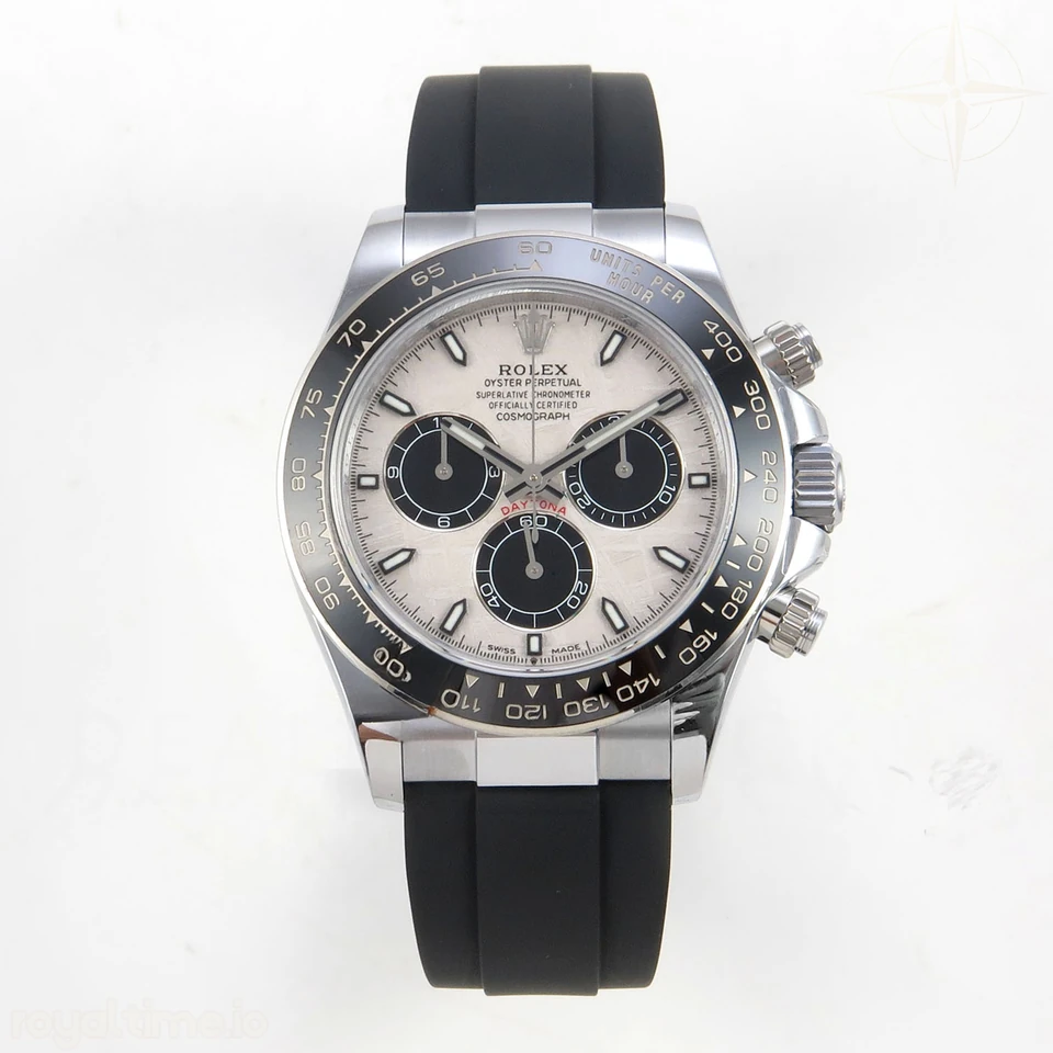 Rolex Daytona 126519 SS UFO 11:1 904L Steel Meteorite Dial on SS Bracelet UF4131 (Free Sprung)