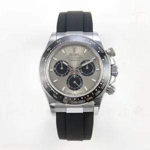 Rolex Daytona 126519 SS UFO 11:1 904L Steel Silver/Black Dial on SS Bracelet UF4131 (Free Sprung)