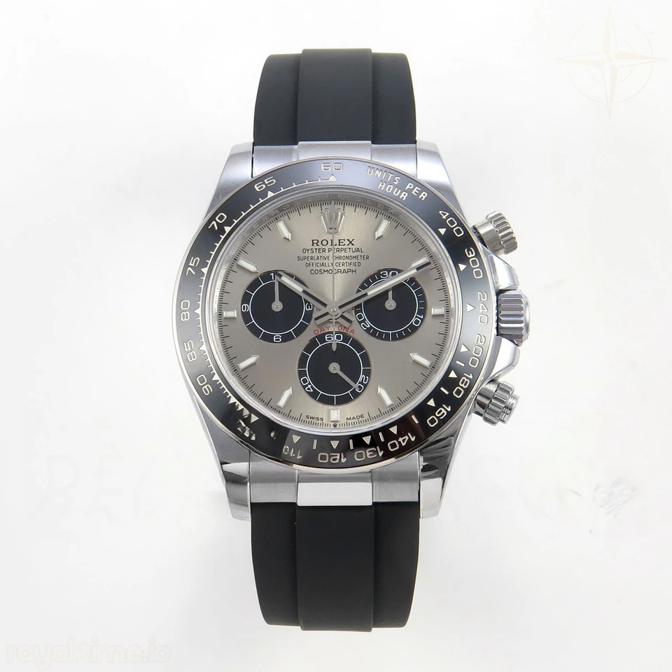 Rolex Daytona 126519 SS UFO 11:1 904L Steel Silver/Black Dial on SS Bracelet UF4131 (Free Sprung)