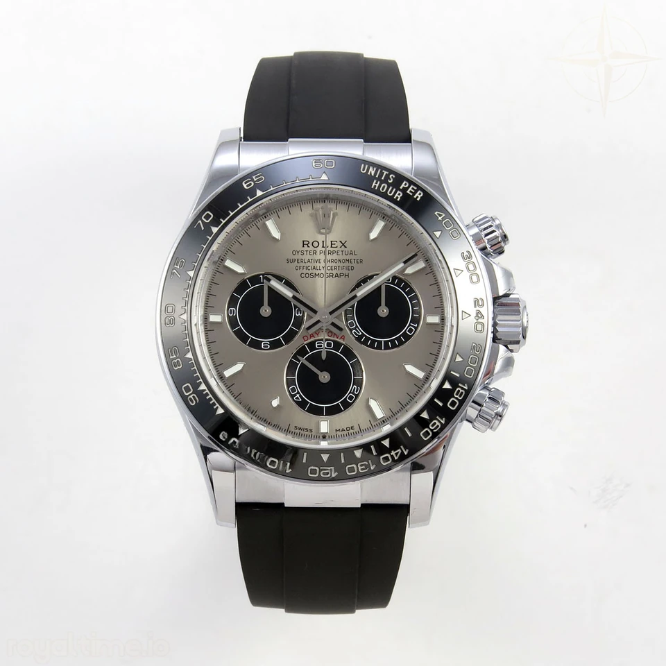 Rolex Daytona 126519 TMF Gray/Black Dial on Oysterflex Strap DD4131(162g)