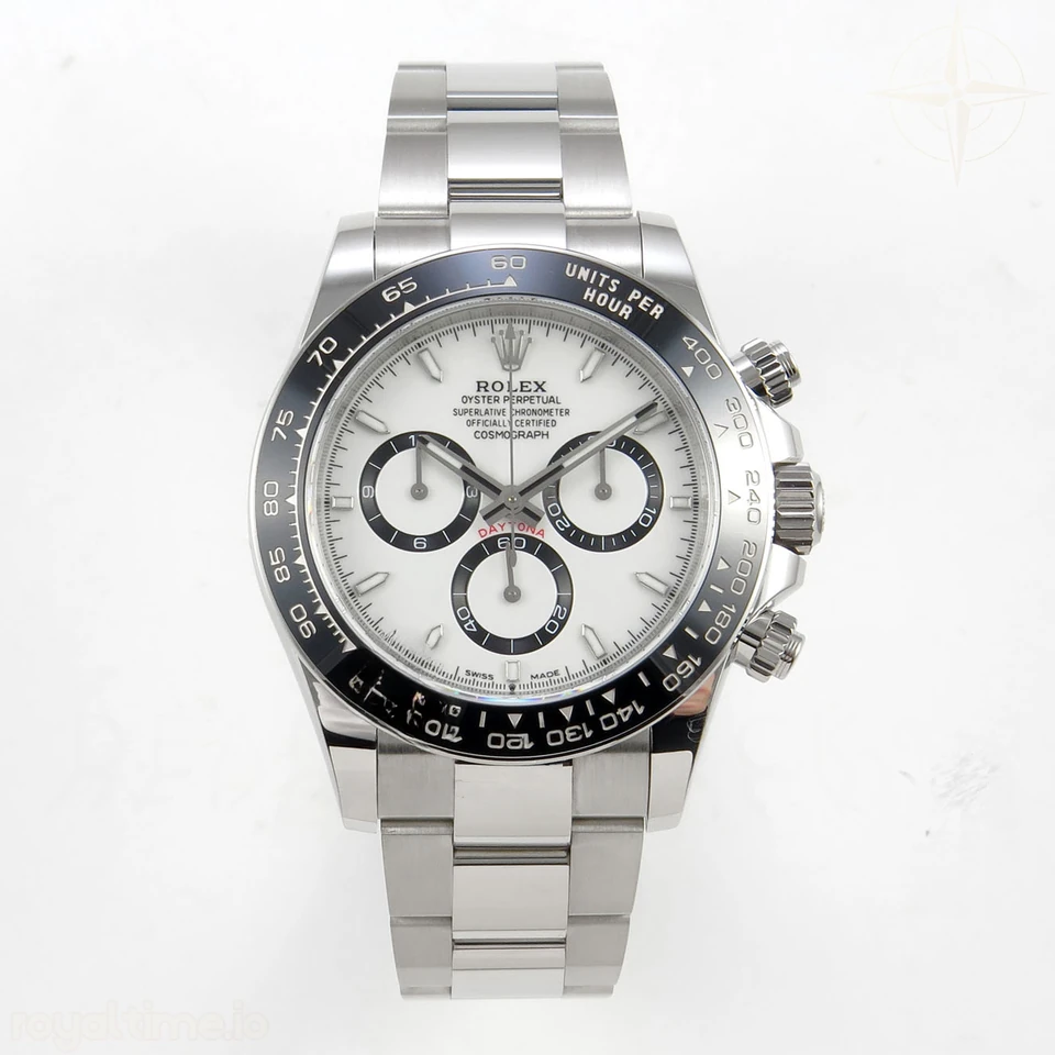 Rolex Daytona 126525 LN Le Mans QF on RG Bracelet JH4132 (Free Sprung) Weighted 175g