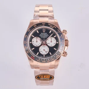 Rolex Daytona 126525 LN Le Mans QF on RG Bracelet JH4132 Free Sprung (Weighted) 175g