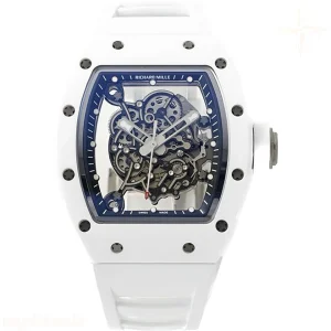 Richard Mille RM 055 White Bubba Watson White Ceramic on White Rubber RMUL2