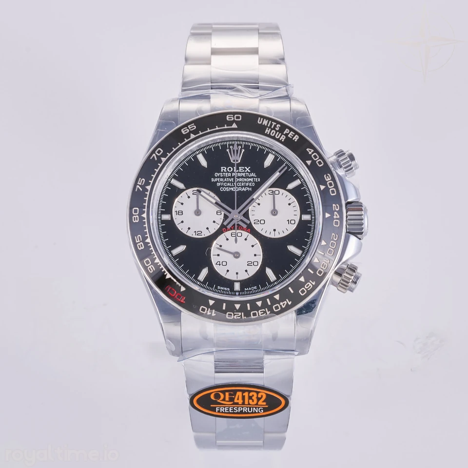 Rolex Daytona 126529 LN Le Mans QF on SS Bracelet JH4132 Free Sprung (Weighted) 175g