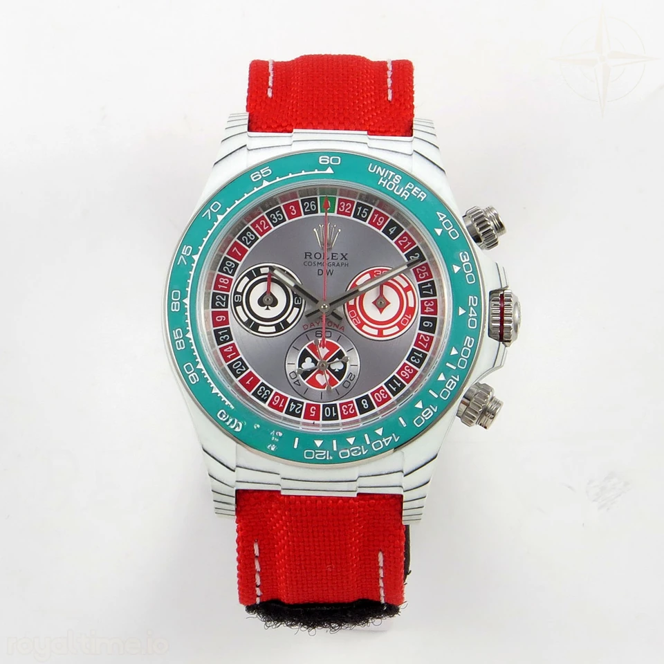 Rolex Daytona DIW White Carbon "LUCKY PLAYER QF" DIWF DD4801
