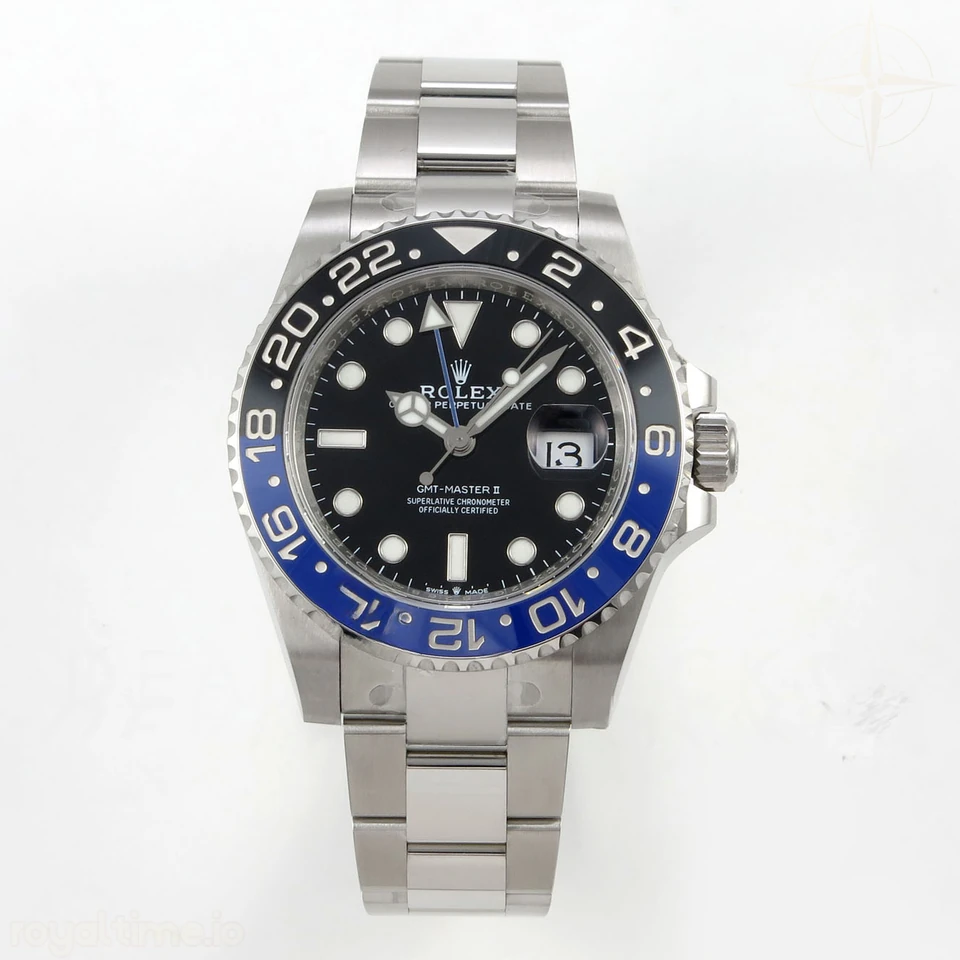 Rolex GMT-Master II 126710 BLNR 904L Steel RF on Oyster Bracelet JH3285 (Free Sprung)