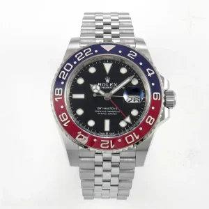 Rolex GMT-Master II 126710 BLRO 904L SS VF Black Dial On Jubilee Bracelet DD3285 CHS