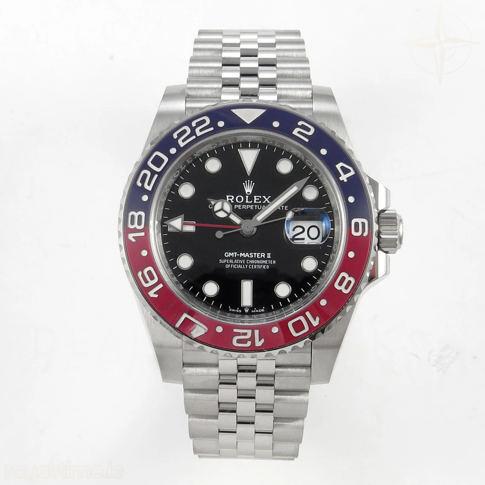 Rolex GMT-Master II 126710 Blue/Red Ceramic Clean Plus on Jubilee Bracelet DD3285