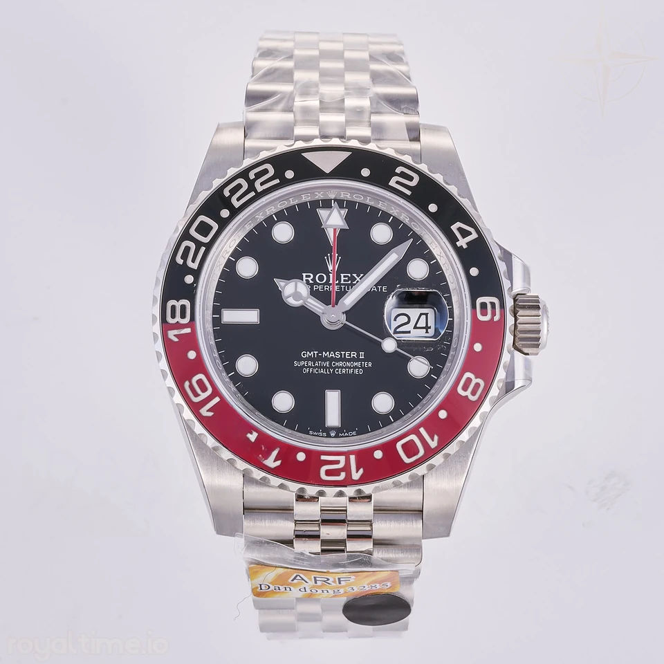 Rolex GMT-Master II 126710 Coke 904L Steel ARF on Jubilee Bracelet DD3285 CHS