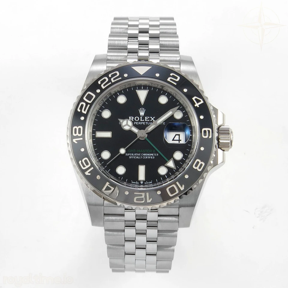 Rolex GMT-Master II 126710 GRNR 904L Steel Clean Plus on Jubilee Bracelet DD3285
