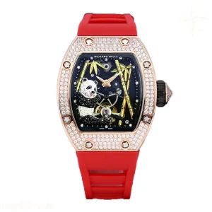 Richard Mille RM026-01 Tourbillon Panda in Rose Gold with Diamond Bezel