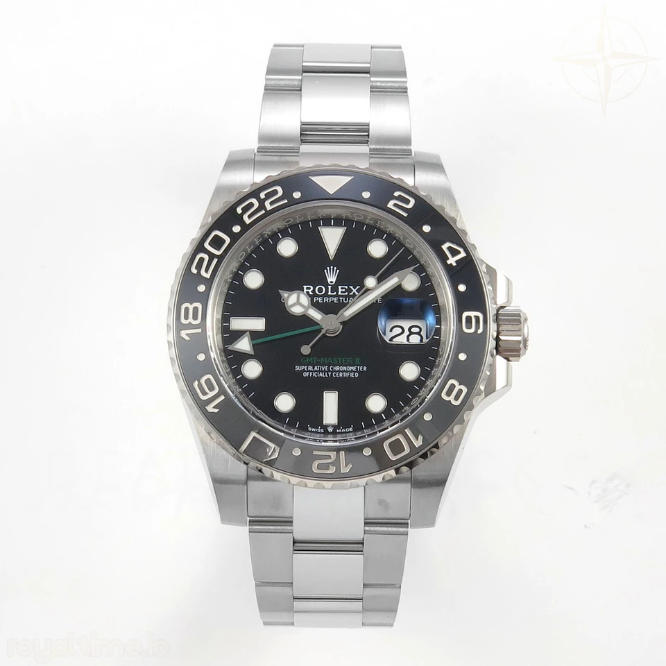 Rolex GMT-Master II 126710 GRNR 904L Steel Clean Plus on Oyster Bracelet DD3285