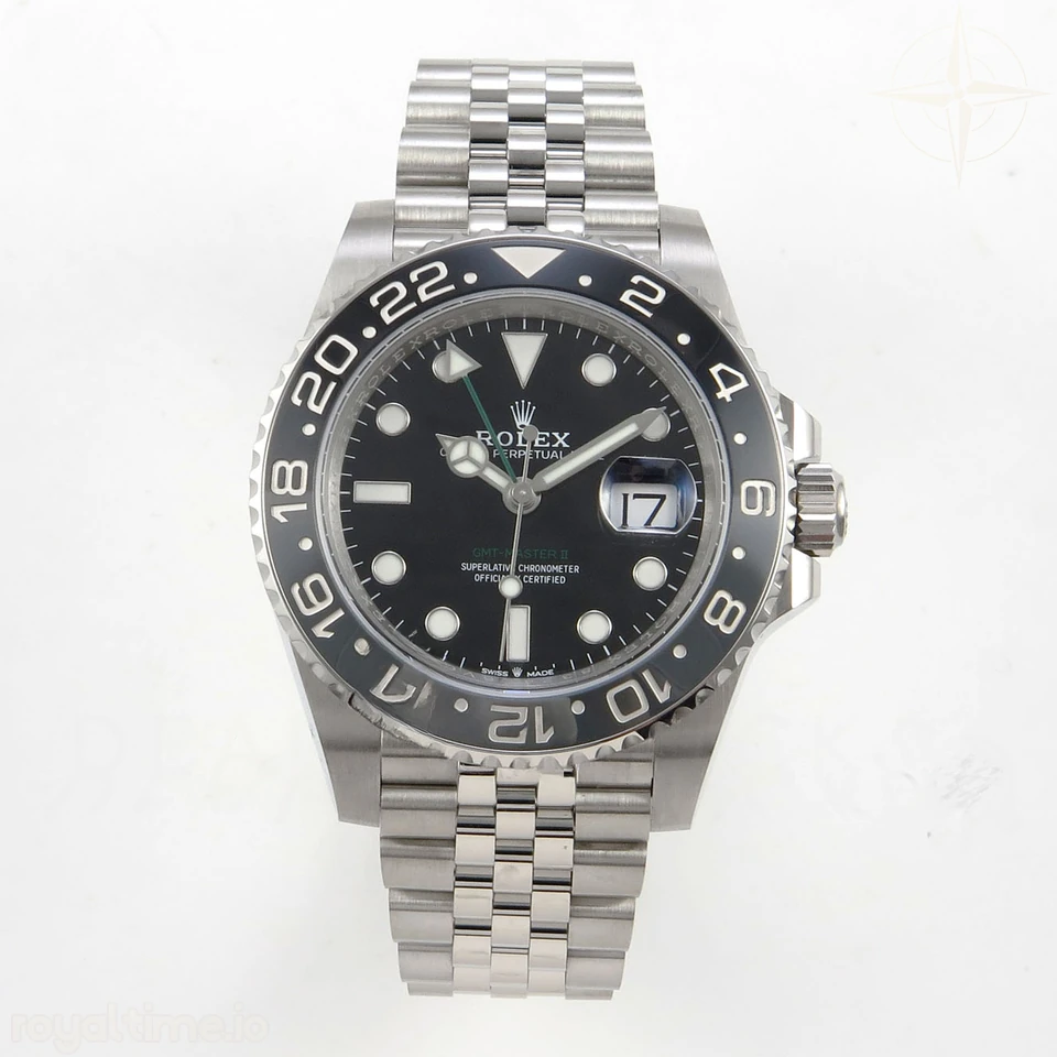Rolex GMT-Master II 126710 GRNR 904L Steel ERF on Jubilee Bracelet JH3285 (Free Sprung)