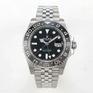 Rolex GMT-Master II 126710 GRNR 904L Steel RF on Jubilee Bracelet JH3285