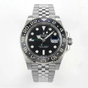 Rolex GMT-Master II 126710 GRNR Black/Gray 904L SS VF Black Dial On Jubilee Bracelet DD3285 CHS