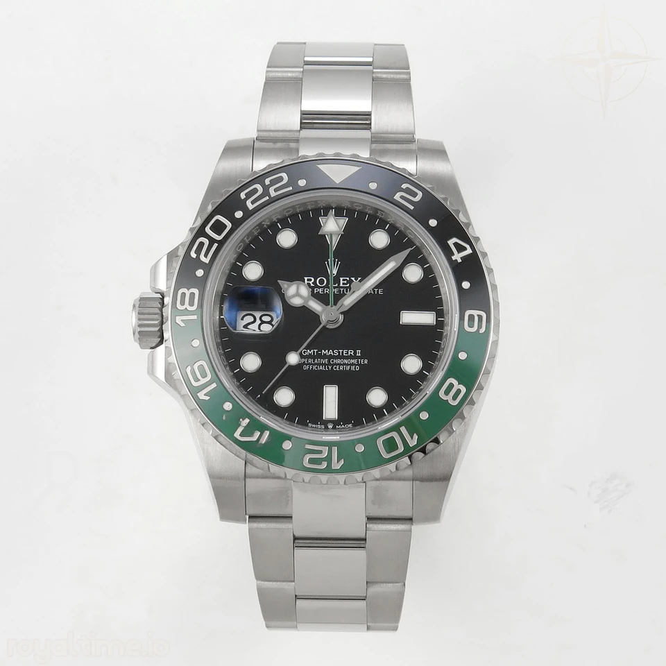 Rolex GMT-Master II 126720 VTNR 904L Steel SCF Black Dial on Jubilee Bracelet SH3285 CHS