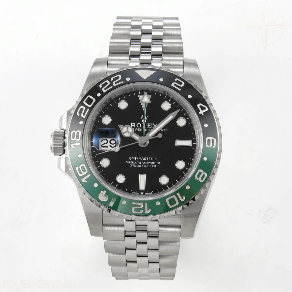 Rolex GMT-Master II 126720 VTNR 904L Steel SCF Black Dial on Oyster Bracelet SH3285 CHS