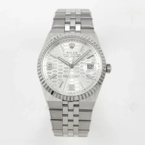 Rolex Land Dweller 127334 DIWF White Dial on SS Bracelet A7135