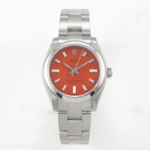 Rolex Oyster Perpetual 31mm 277200 DIWF Orange Dial on SS Bracelet A2232