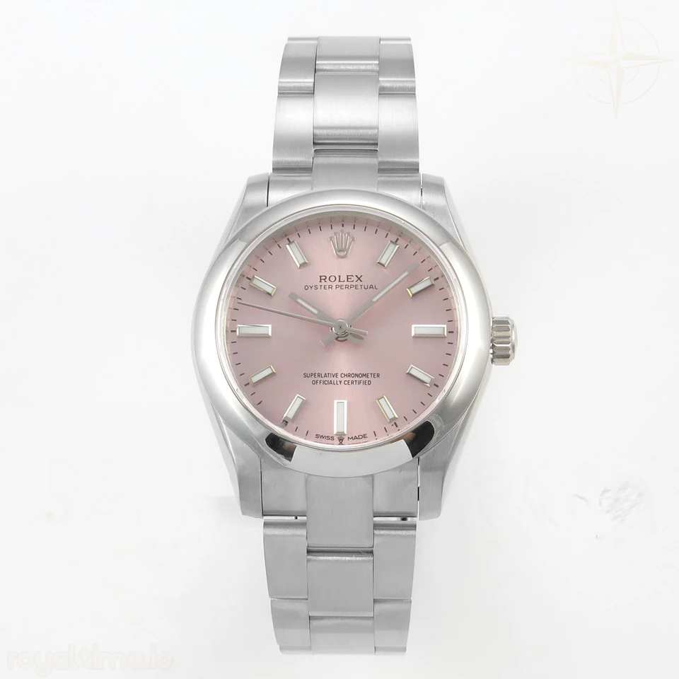 Rolex Oyster Perpetual 31mm 277200 DIWF Pink Dial on SS Bracelet A2232