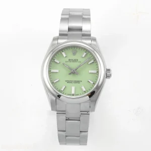 Rolex Oyster Perpetual 31mm 277200 DIWF Pistachio Dial on SS Bracelet A2232