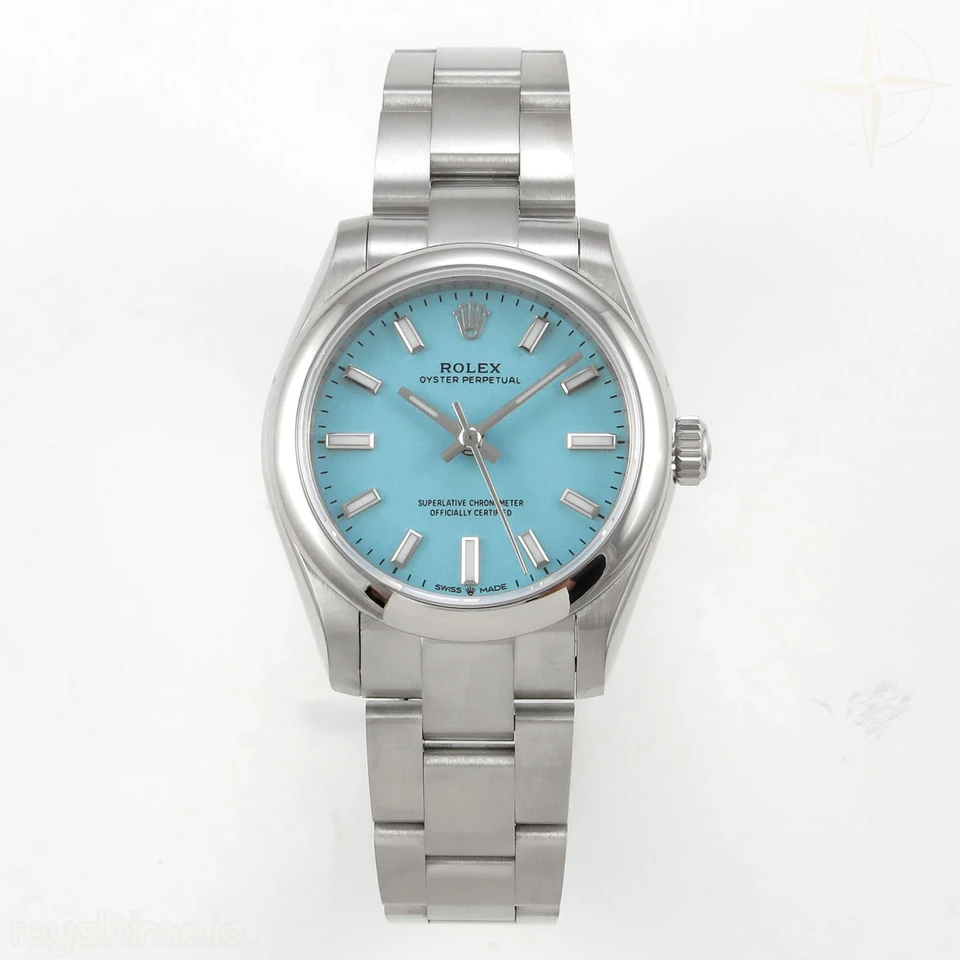 Rolex Oyster Perpetual 31mm 277200 DIWF Turquoise Dial on SS Bracelet A2232