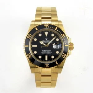 Submariner 126618 LN 904L YG VF Black Dial On 904L Bracelet DD3235