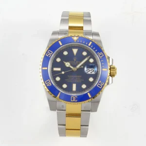 Submariner 40mm 116613LN 904L Steel EWEF Blue Dial on SS/YG Bracelet A3135