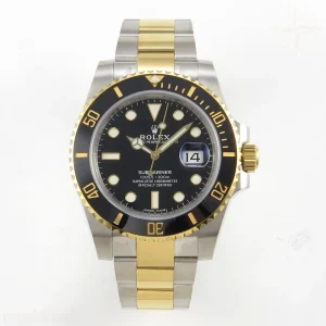 Submariner 40mm 116613LN 904L Steel RCF Gary Dial on SS/YG Bracelet A3135