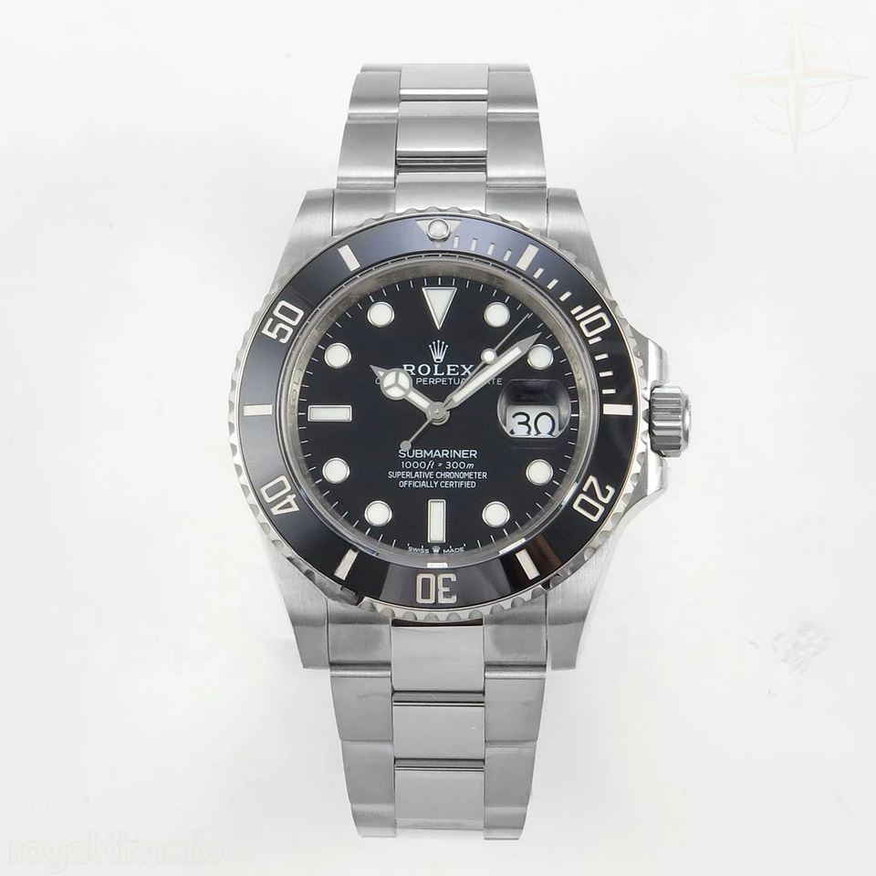 Rolex Submariner 41mm 126610 LN QF Black Dial on SS Bracelet QF3235