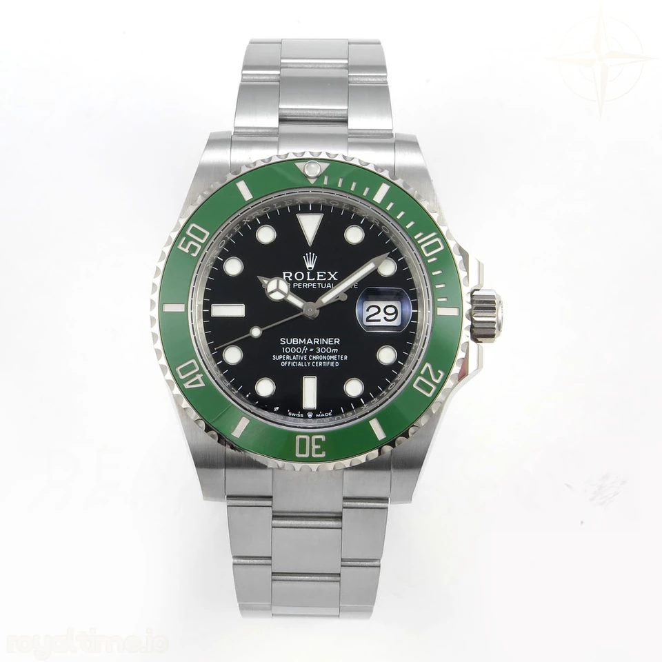 Rolex Submariner 41mm 126610 LV 2025 ‘Starbucks MK2’ Black Dial 904L Steel Clean Plus DD3235