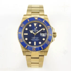 Rolex Submariner 41mm 126618 LB QF Blue Dial on YG Bracelet QF3235