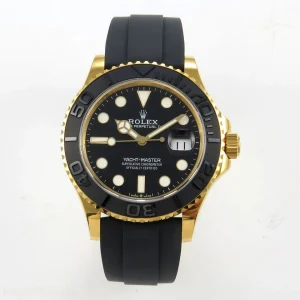 Rolex Yacht-Master 42mm 226658 YG QF on Oysterflex Strap JH3235 V18 (Free Sprung) Weighted 171g