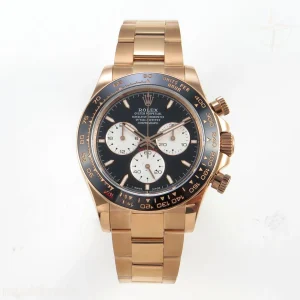 2025 Daytona 126515 QF Black/White Dial on RG Bracelet QF4132 V9(Gain Weight)