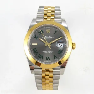 DateJust 126303 904L SS/YG VSF Gray Dial Roman Markers On Jubilee Bracelet VS3235