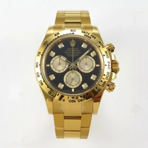 Daytona 116508 YG ARF Black/YG Diamonds Dial on Oysterflex Strap SH4131