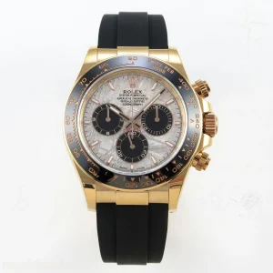 Daytona 126515 APSF Real Meteorite Dial Sticks Markers on Oysterflex Strap SH4131(Gain Weight)