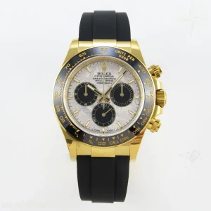 Daytona 126518 APSF Real Meteorite Dial Sticks Markers on Oysterflex Strap SH4131(Gain Weight)