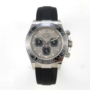 Daytona 126519 SS ARF Silver/Black Stick Dial on Oysterflex Strap SH4131