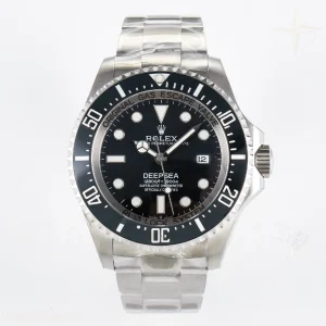 Deep Sea Dweller 136660 904L Steel EWEF Black Dial on SS Bracelet VR3235