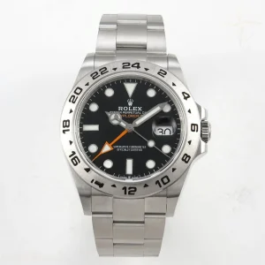 Explorer II 42mm 226570 Black 904L SS QF Black Dial on Bracelet SH3285 CHS