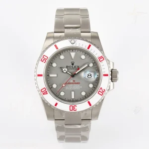 Submariner DIW Sandblasted VSF Gray Dial White Ceramic Bezel on SS Bracelet VS3135