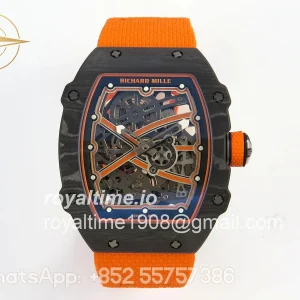 Richard Mille RM67-02 Red Inner Bezel Real NTPT VAF Skeleton Dial On Red Nylon strap CRMA7