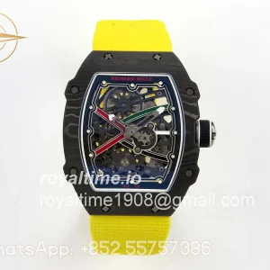 Richard Mille Umi Maker’s RM67-02 Black NTPT Brazil Black/Green/Red Skeleton Dial on Nylon strap CRMA7 V2