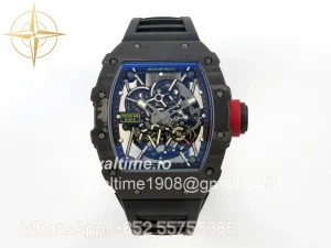 Richard Mille VAF Custom Made RM035-02 with Free Sprung Titanium Vaucher RMAL1 (Black NTPT Black)